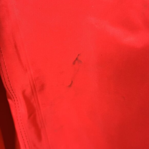 Vintage Wetskins Mens Overall Bib PVC Waterproof Workwear Jumpsuit Red Large - Picture 8 of 11